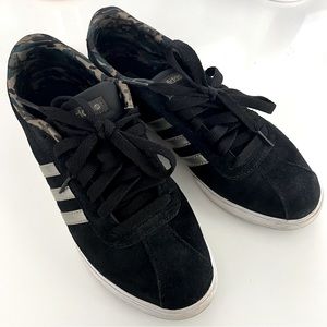 Adidas Neo Black Suede Sneakers